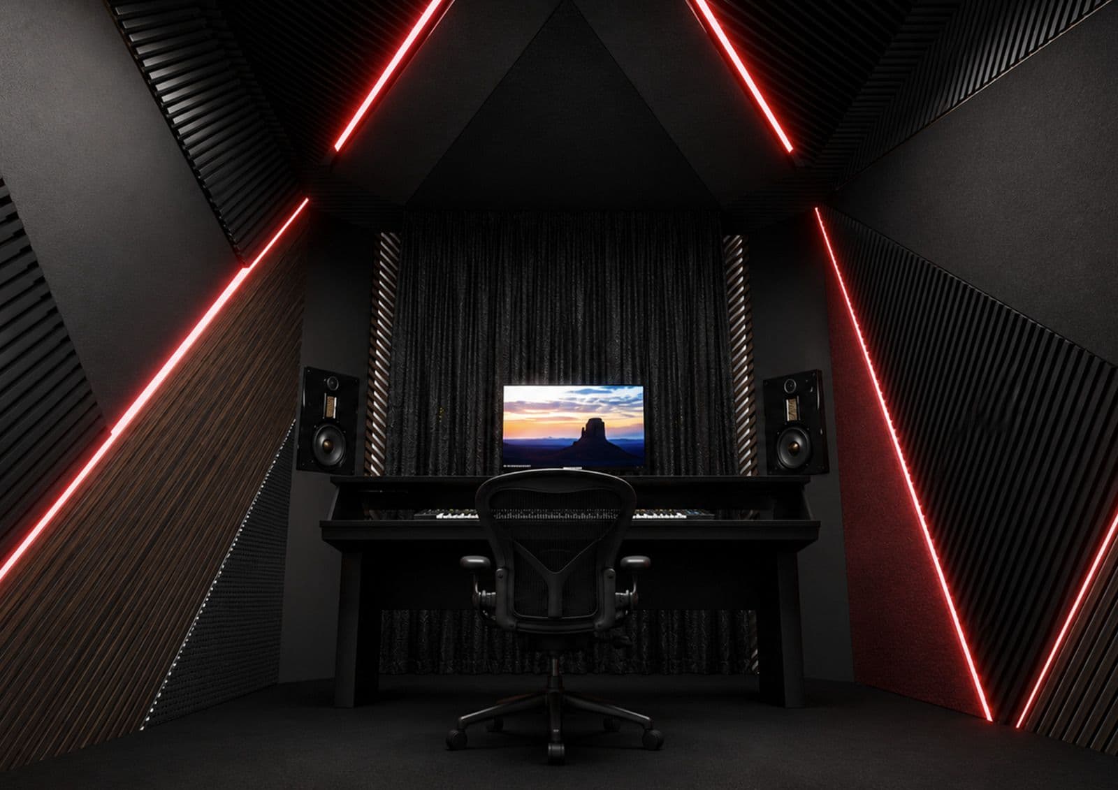 Studio B studio interior