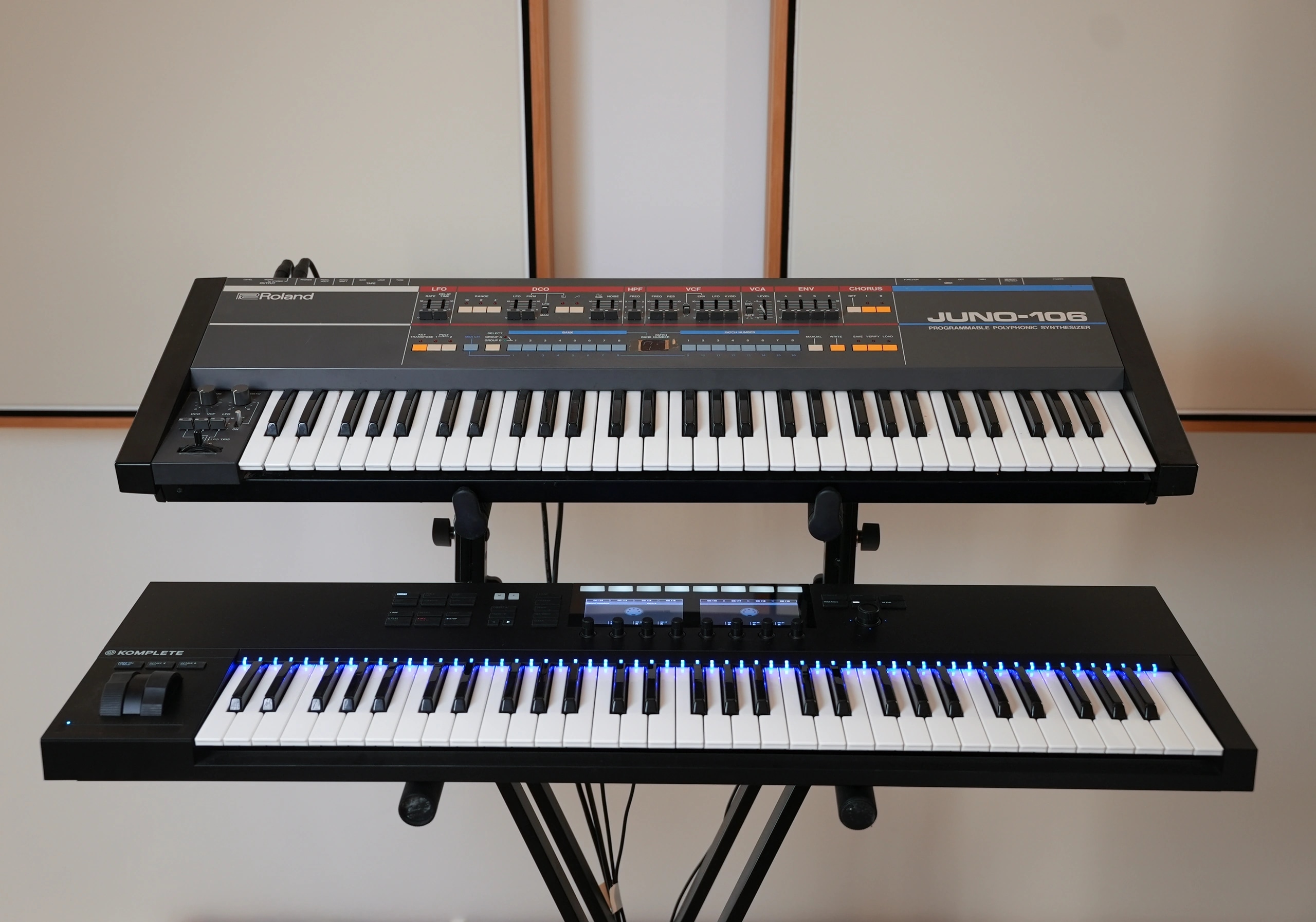 Synthesizer und Keyboards in Studio A
